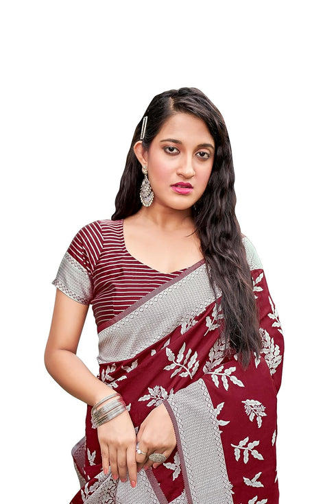 Vasthrlay Banarasi Seagreen Ethnic Wear