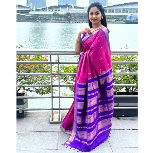 Vasthrlay Kanjivaram Tassels Saree