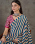 Vasthrlay Printed Tassels Unstitched Maroon Saree