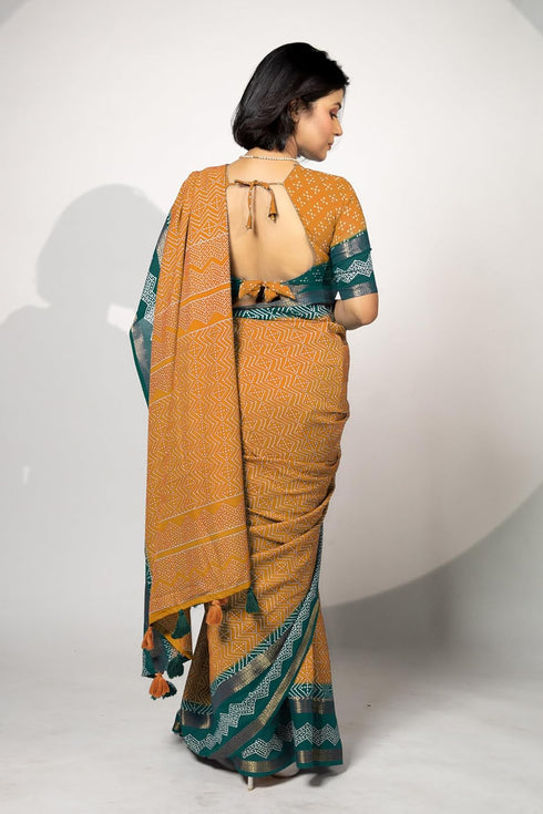 Vasthrlay Fashion Bandhani Printed Ethnic Wear