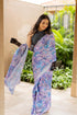 Vasthrlay Fashion Georgette Off Multicolor Ethnic Wear