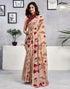 Vasthrlay Womens Printed Unstitched Green Saree