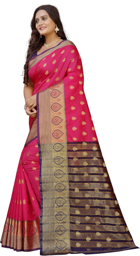 Vasthrlay Banarasi Multicolor Ethnic Wear