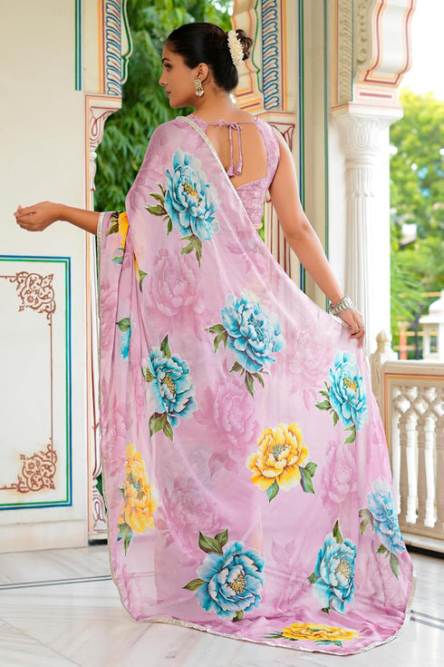 Vasthrlay Fashion Chiffon Printed Ethnic Wear