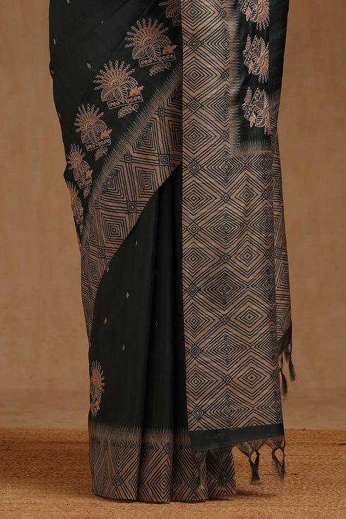 Vasthrlay Tussar Ethnic Embroidered