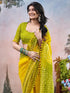 Vasthrlay Chanderi Printed Off White1 White Saree