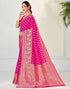 Vasthrlay Banarasi Unstitched Saree