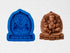 Claysphere Leaf Aura Ganesha Idol Silicone Mould (Medium)