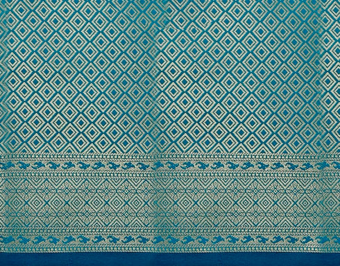 Vasthrlay Banarasi Freesize Ethnic Wear