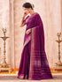 Vasthrlay Kanjivaram Weaving Coffee Saree