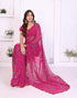 Vasthrlay Georgette Printed Jacquard Material Ethnic Wear