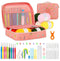 Crochet Hooks Kit with Storage Case, 100+ PCS Crochet Accessories Set for Beginners