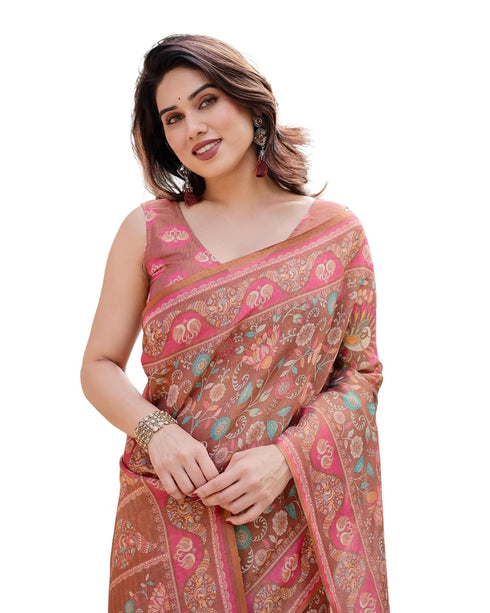 Vasthrlay Handloom Printed Saree
