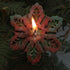 Christmas Snowflake Candle