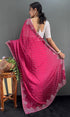 Vasthrlay Designer Georgette Border Traditional