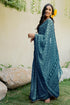 Vasthrlay Fashion Georgette Leheriya Turquoise Ethnic Wear