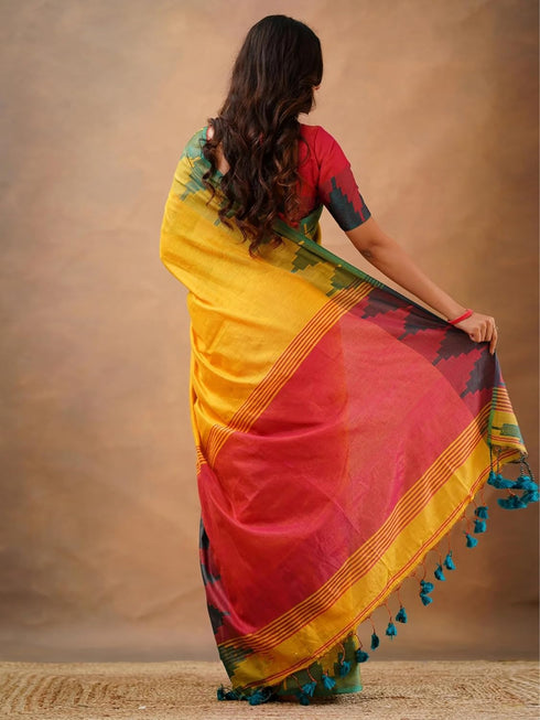 Vasthrlay Handloom Unstitched Grey Ethnic Wear