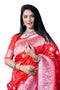 Vasthrlay Silver Banarasi Saree