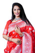 Vasthrlay Silver Banarasi Saree