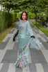 Vasthrlay Fashion Georgette Off Multicolor Ethnic Wear