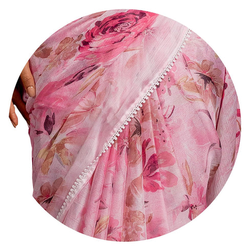 Vasthrlay Fashion Georgette Floral Printed Ethnic Wear