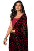 Vasthrlay Fashion Georgette Stripes Printed Ethnic Wear