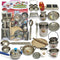SHAKTISM Steel Kitchen Set Toys for Kids