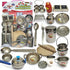 SHAKTISM Steel Kitchen Set Toys for Kids