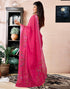 Vasthrlay Womens Printed Unstitched Purple Saree
