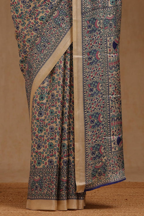 Vasthrlay Floral Print Saree