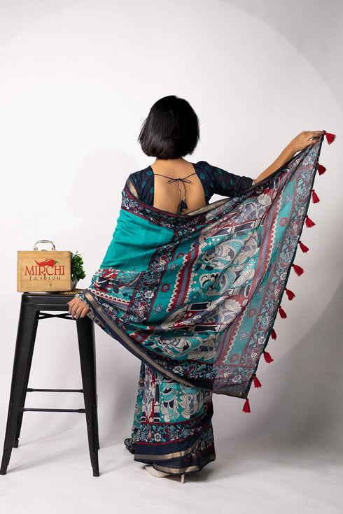 Vasthrlay Fashion Viscose Printed Ethnic Wear