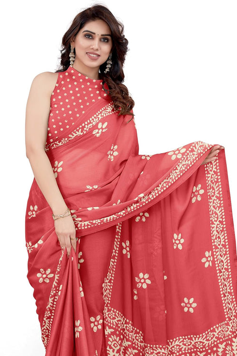 Vasthrlay Fashion Chiffon Printed Parrot Ethnic Wear
