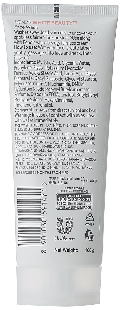 Ponds White Beauty Daily Spot-Less Lightening Face Wash