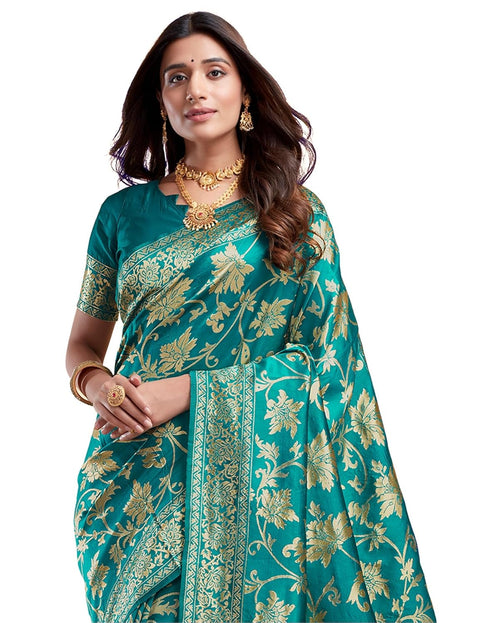 Vasthrlay Womens Jacquard Unstitched Wine Saree