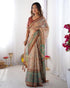 Vasthrlay Handloom Burgundy Traditional Saree