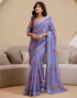 Vasthrlay Womens Printed Minute Green Saree