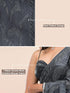 Vasthrlay Siroski Unstitch Black Ethnic Wear