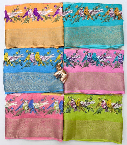 Vasthrlay Bandhani Kanjivaram Weaving
