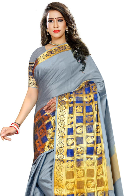 Vasthrlay Jacquard Unstiched Ethnic Wear