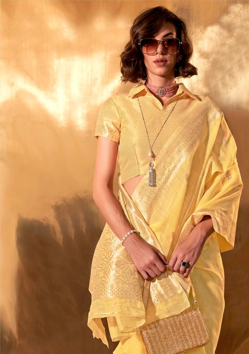 Vasthrlay Kanjivaram Cotton Unstitched Ethnic Wear