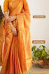 Vasthrlay Handloom Embroidery Unstitched Gold Ethnic Wear