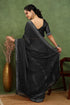 Vasthrlay Fashion Georgette Stripes Navy Ethnic Wear