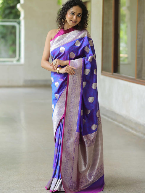 Vsathrlay Saree Kanjivaram Silk Pari Gold