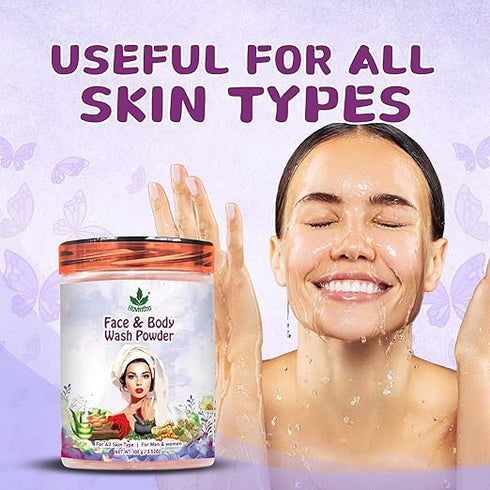 Havintha - Face and Body Wash Powder Jar