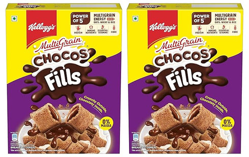 Kellogg's Chocos Fills Double Chocolaty, Anytime Snack