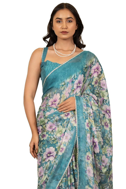 Vasthrlay Fashion Chiffon Printed Ethnic Wear