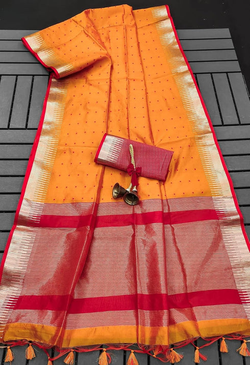 Vasthrlay Tussar Saree Butties