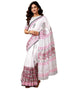 Vasthrlay Chanderi Printed Unstitched Blue Saree