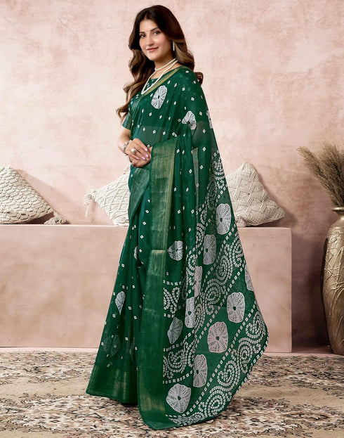 Vasthrlay Womens Cotton Blouse Teal Saree