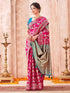 Vasthrlay Womens Banarasi Unstitched Yellow Saree